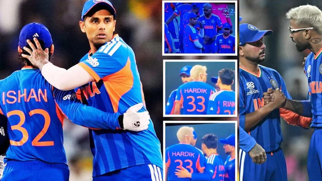 மைதானத்தில் மோதி கொண்ட இந்திய வீரர்கள்!