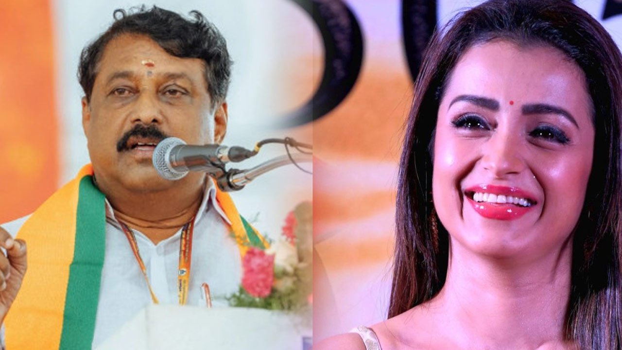 திரிஷாவிடம் மன்னிப்பு கேட்ட பாஜக தலைவர்!