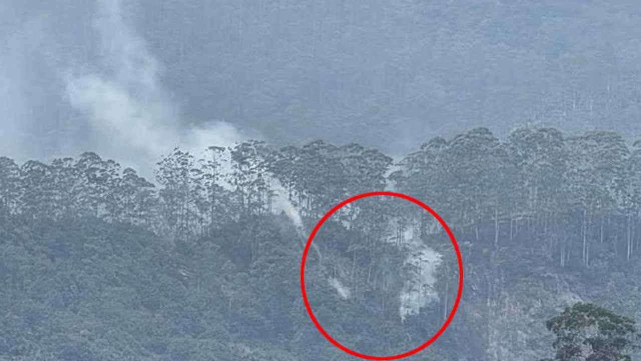 சிவனொளிபாதமலை வனப்பகுதியில் தீப்பரவல்