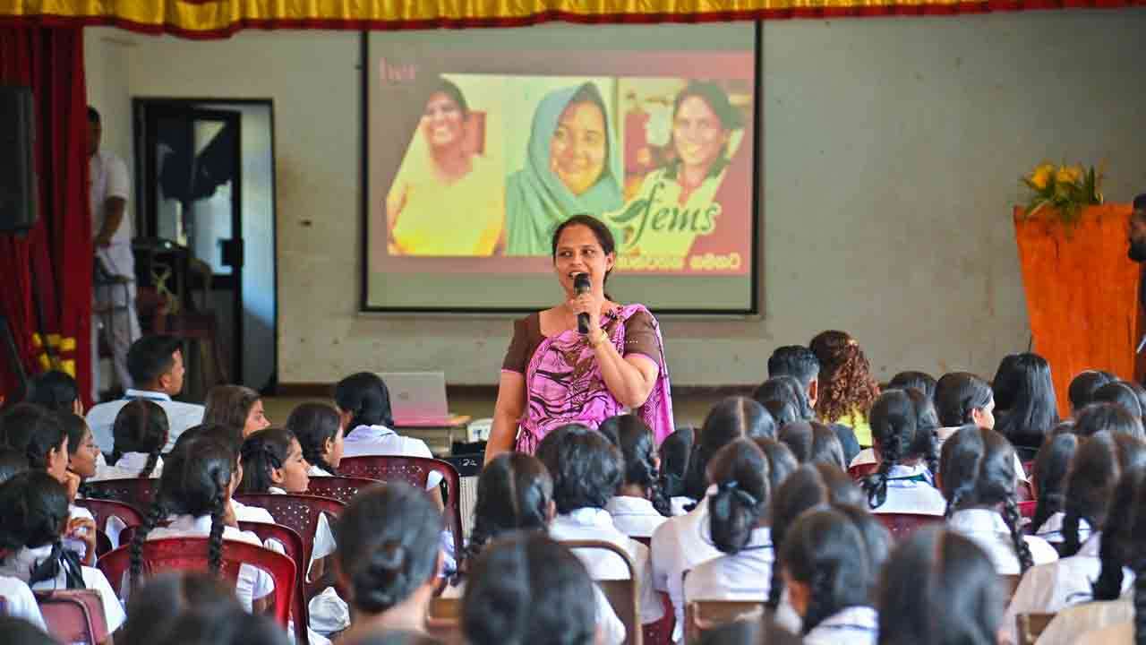 Fems இனால் வலுவூட்டப்படும் H.E.R Foundation மற்றும் Teejay Lanka ஆகியன இணைந்து மாதவிடாய் சுகாதாரம் மற்றும் தூய்மை பற்றிய
