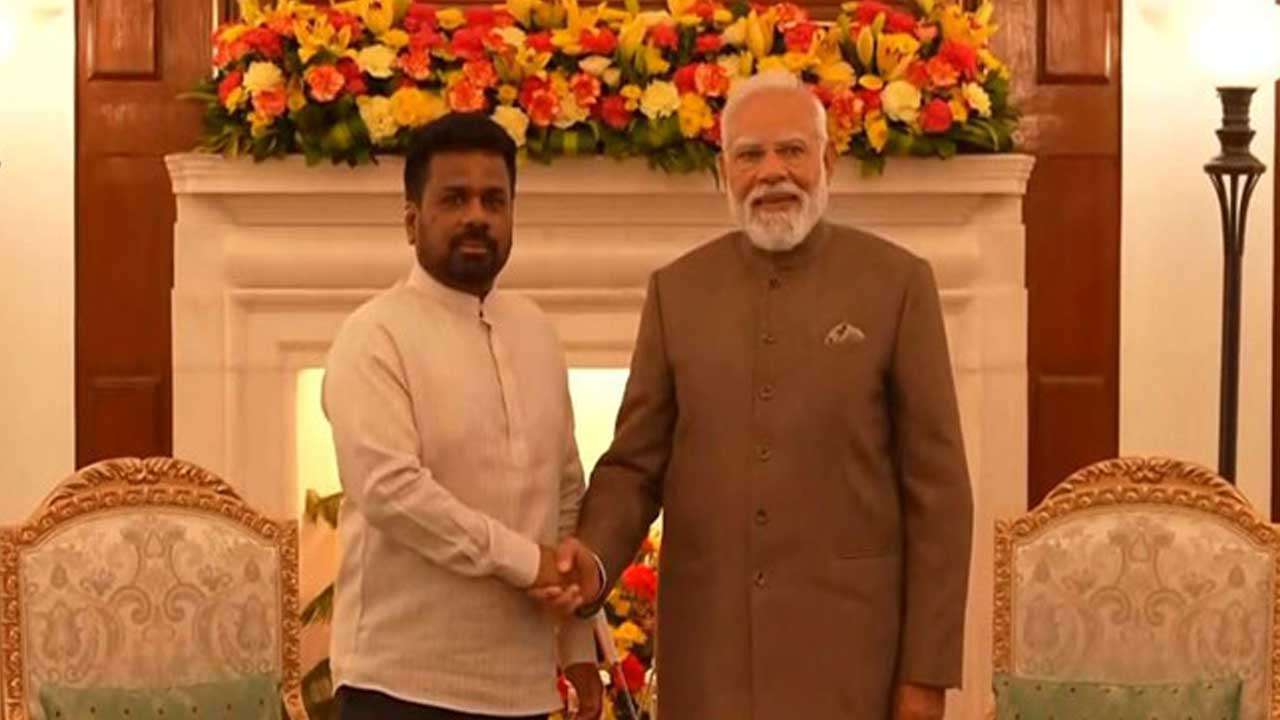 இந்தியப் பிரதமரை சந்தித்த ஜனாதிபதி அநுர