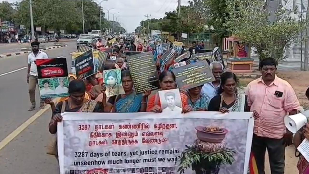 வலிந்து காணாமல் ஆக்கப்பட்டோரின் உறவுகளின் போராட்டம்!