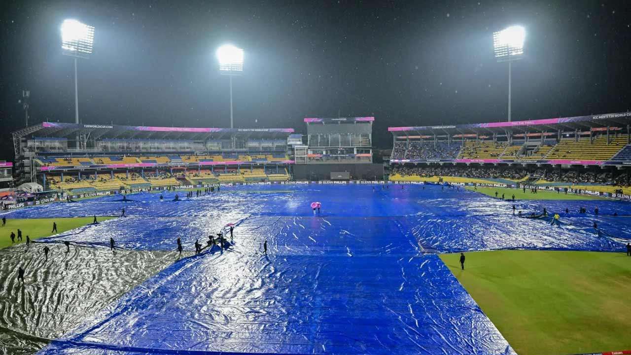 மழையால் கைவிடப்பட்ட பாகிஸ்தான் - நியூசிலாந்து  போட்டி