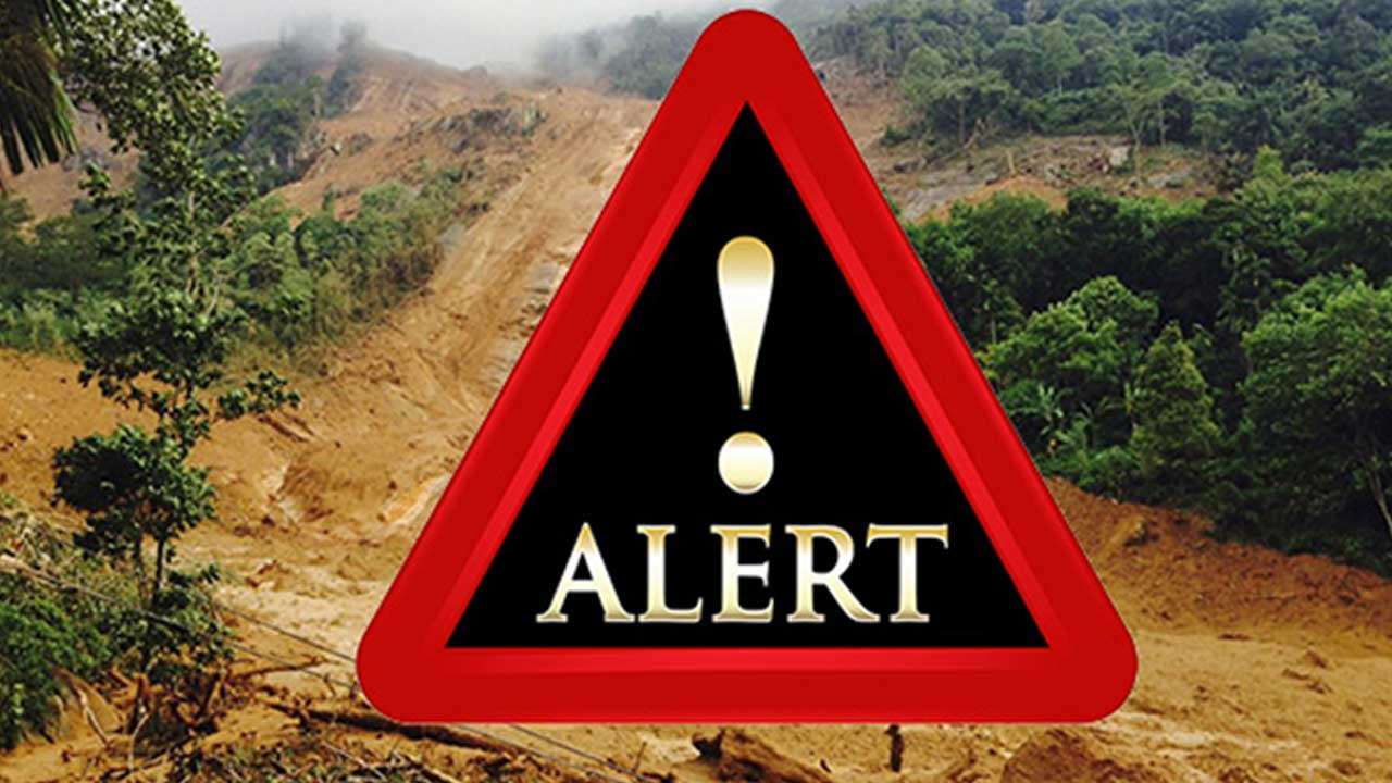 பல மாவட்டங்களுக்கான மண்சரிவு சிவப்பு எச்சரிக்கை நீக்கம்