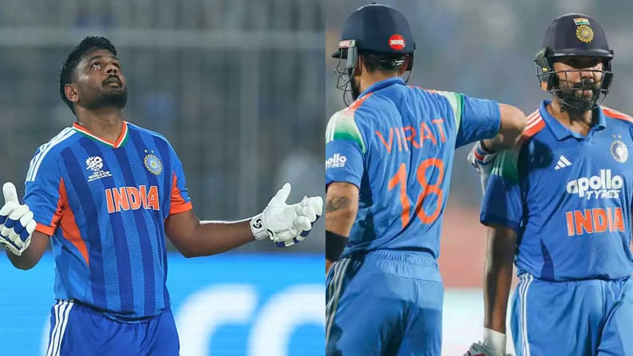 கோலி, ரோகித்தை முந்தி புதிய சாதனை படைத்த சஞ்சு சாம்சன்