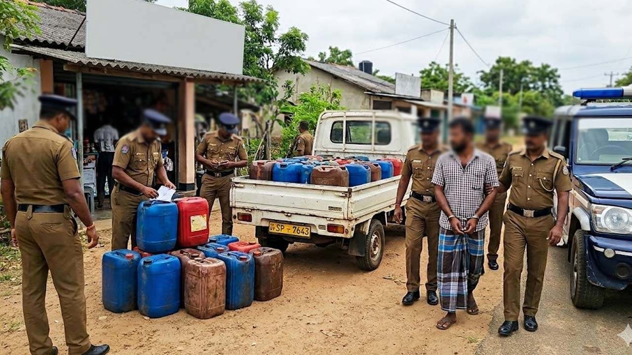 சட்டவிரோதமாக டீசல் விற்றவர் கைது: 390 லீற்றர் மீட்பு