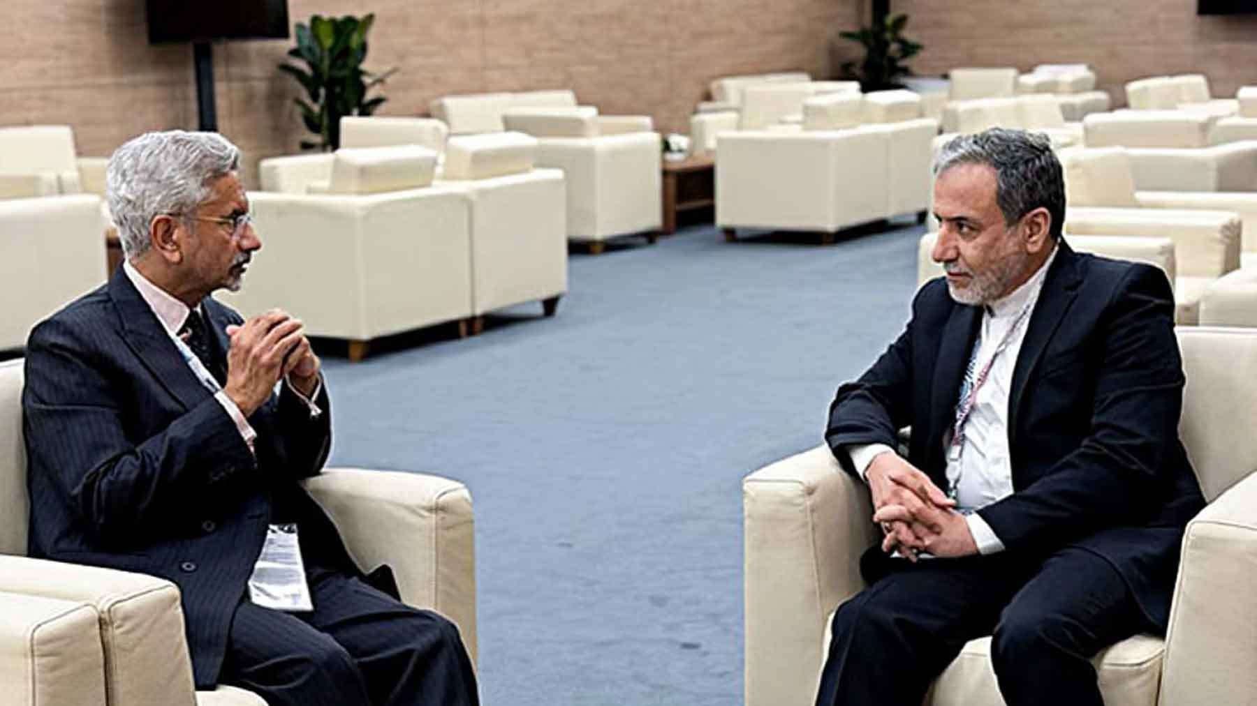 ஈரான் வௌிவிவகார அமைச்சருடன் பேசிய, ஜெய்ஷங்கர் 