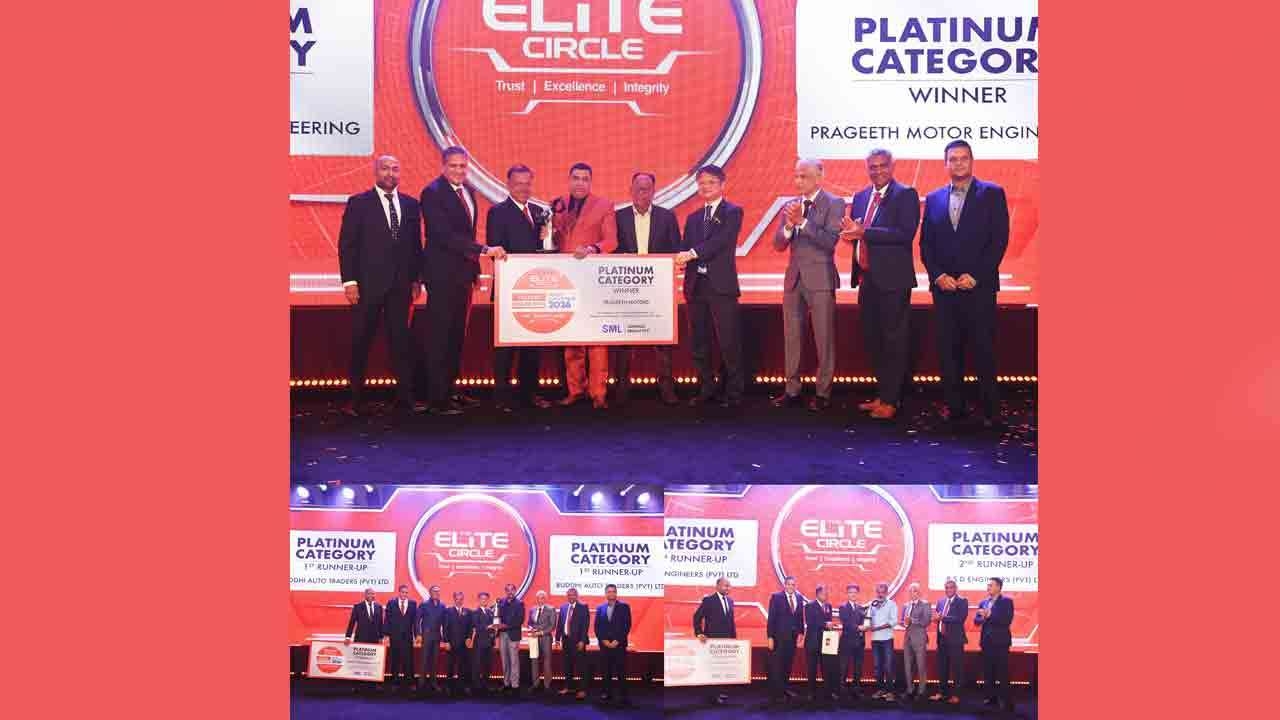  ‘Elite Circle’ 2026 விநியோகஸ்தர் மாநாட்டில் சிறந்த விற்பனையாளர்களை கௌரவித்த Sathosa Motors PLC