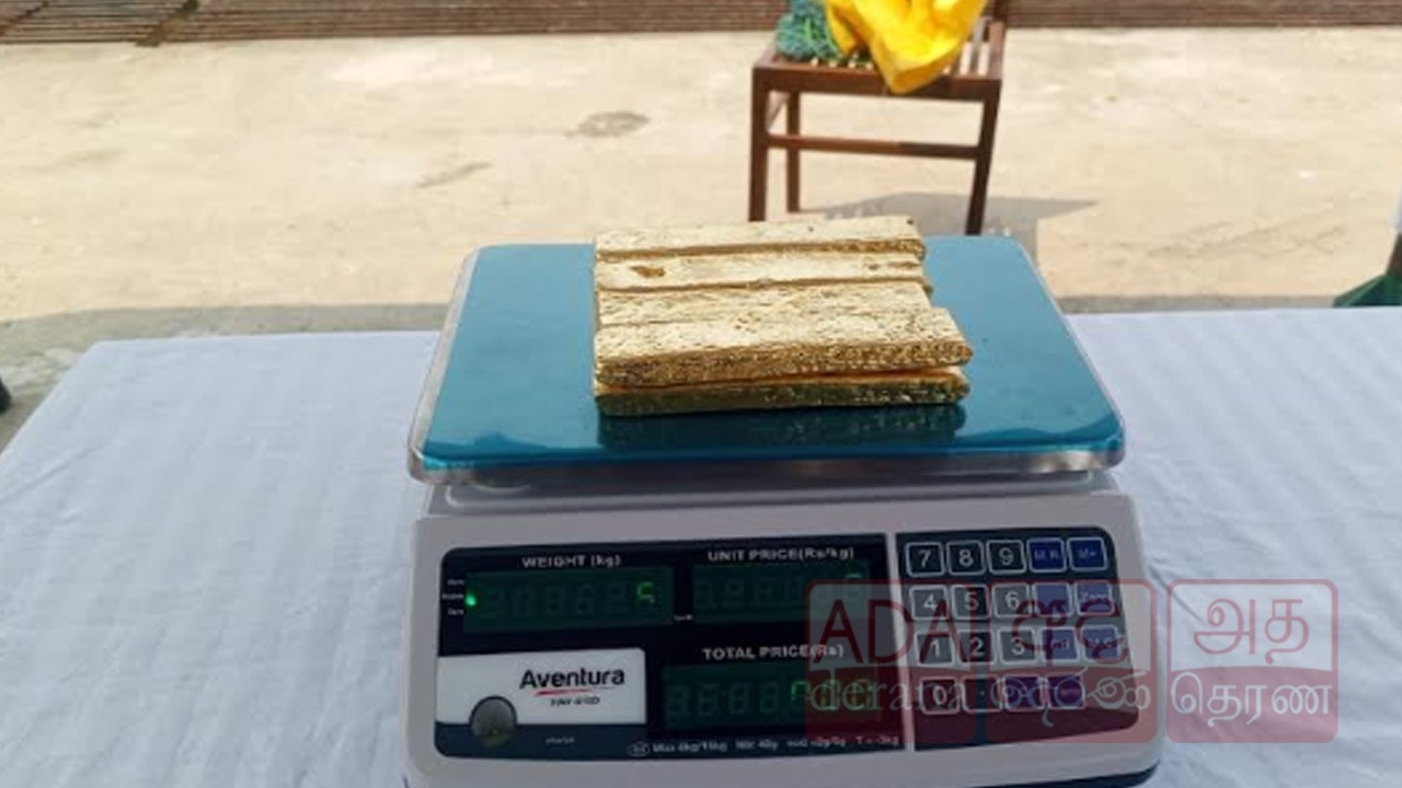 யாழில் தங்கத்தை கடந்த முயன்ற இருவர் கைது!