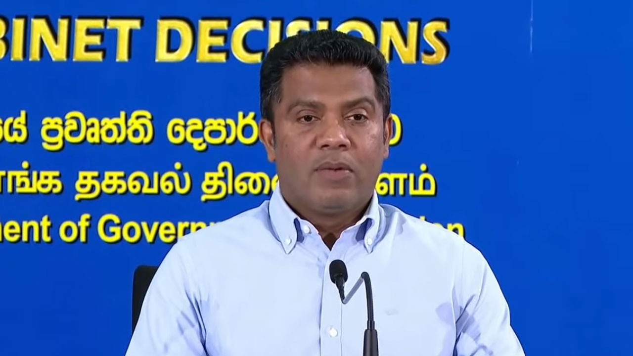 அமைச்சரவை முடிவுகளை அறிவிக்கும் ஊடக சந்திப்பு ஆரம்பம்