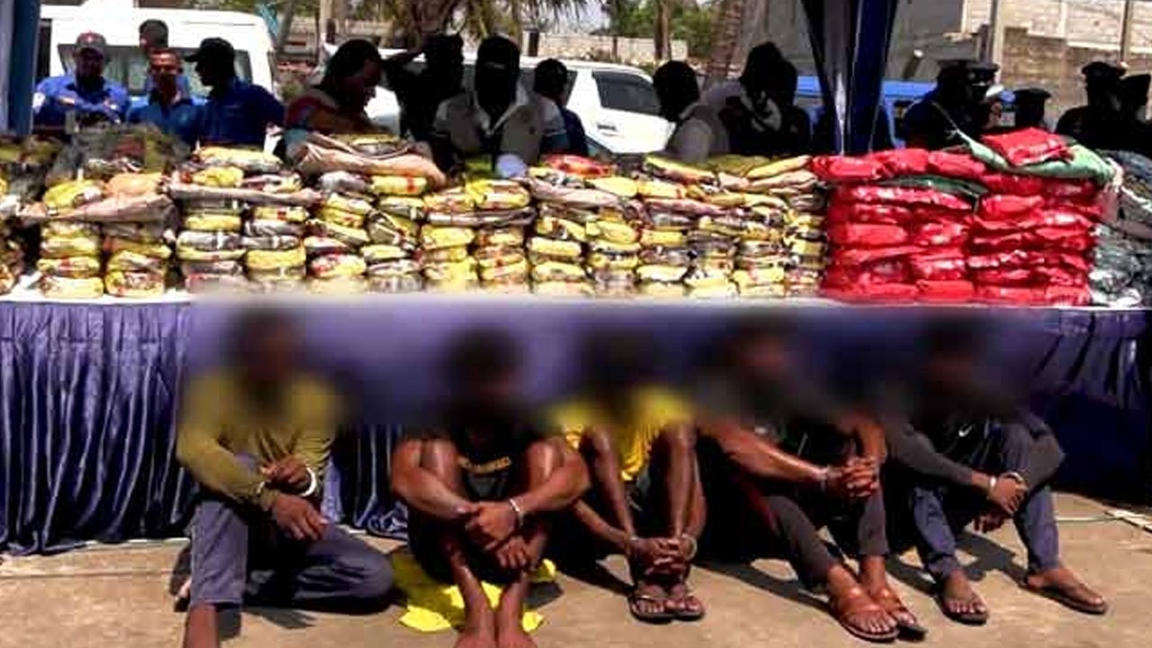 போதைப்பொருள், ஆயுதங்களுடன் கைதானவர்களின் விபரங்கள் 