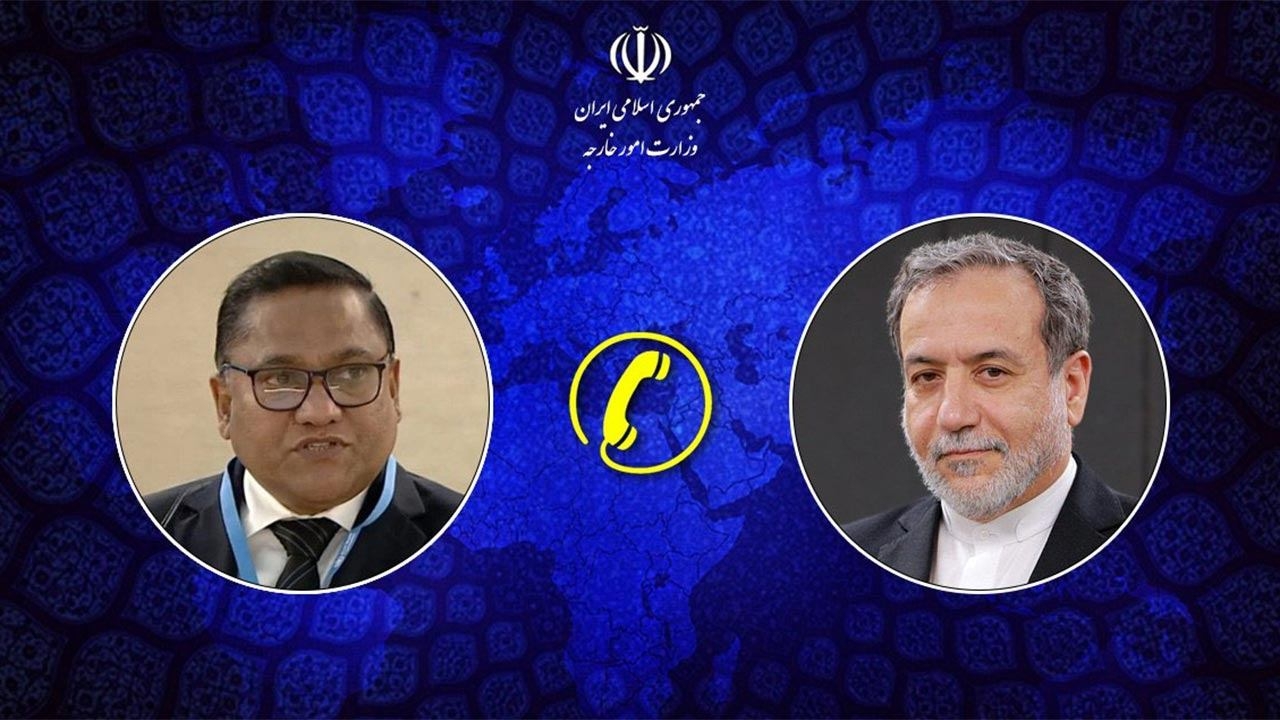 ஈரான் மற்றும் இலங்கை வெளிவிவகார அமைச்சர்களுக்கிடையில் தொலைபேசி உரையாடல்