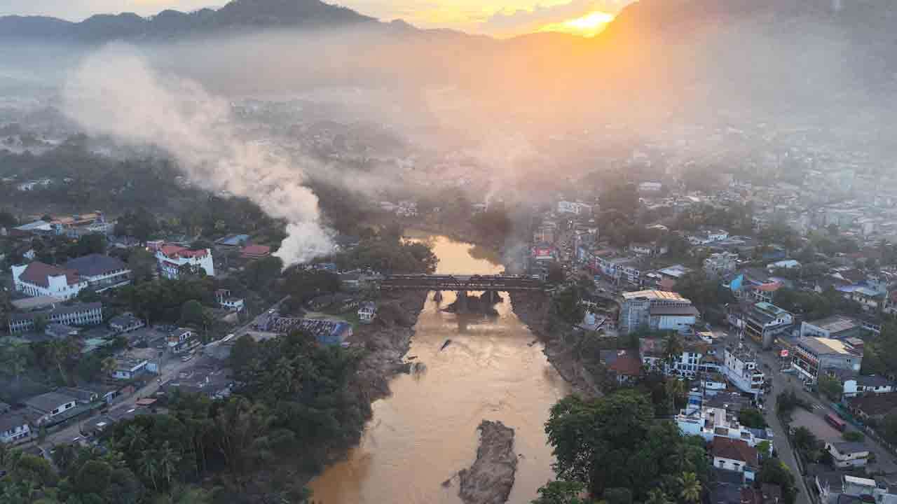 ட்ரோன் கேமராவில் பதிவான காட்சிகள்
