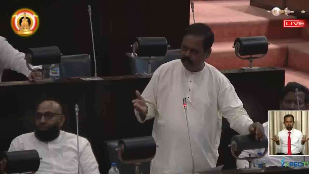 பாராளுமன்றில் கடுப்பான ஶ்ரீதரன்!