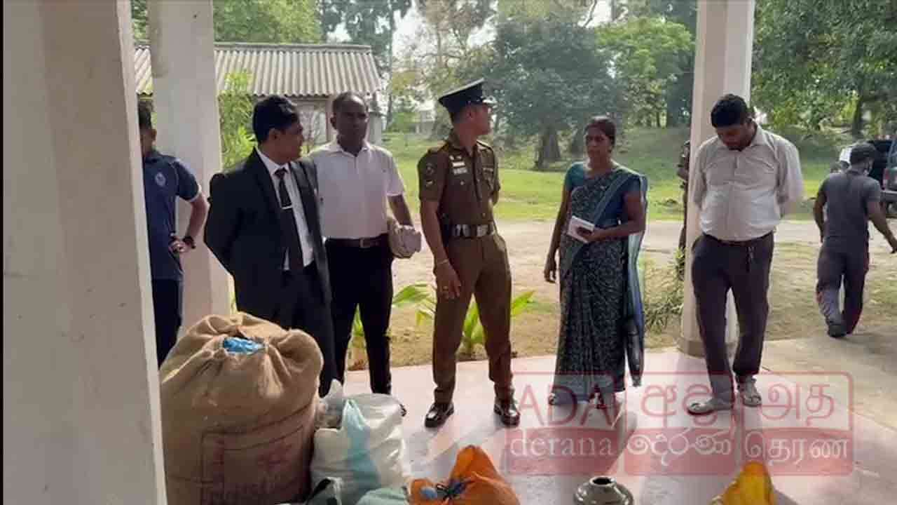 நீதிமன்ற உத்தரவுக்கமைய அழிக்கப்பட்ட கேரள கஞ்சா