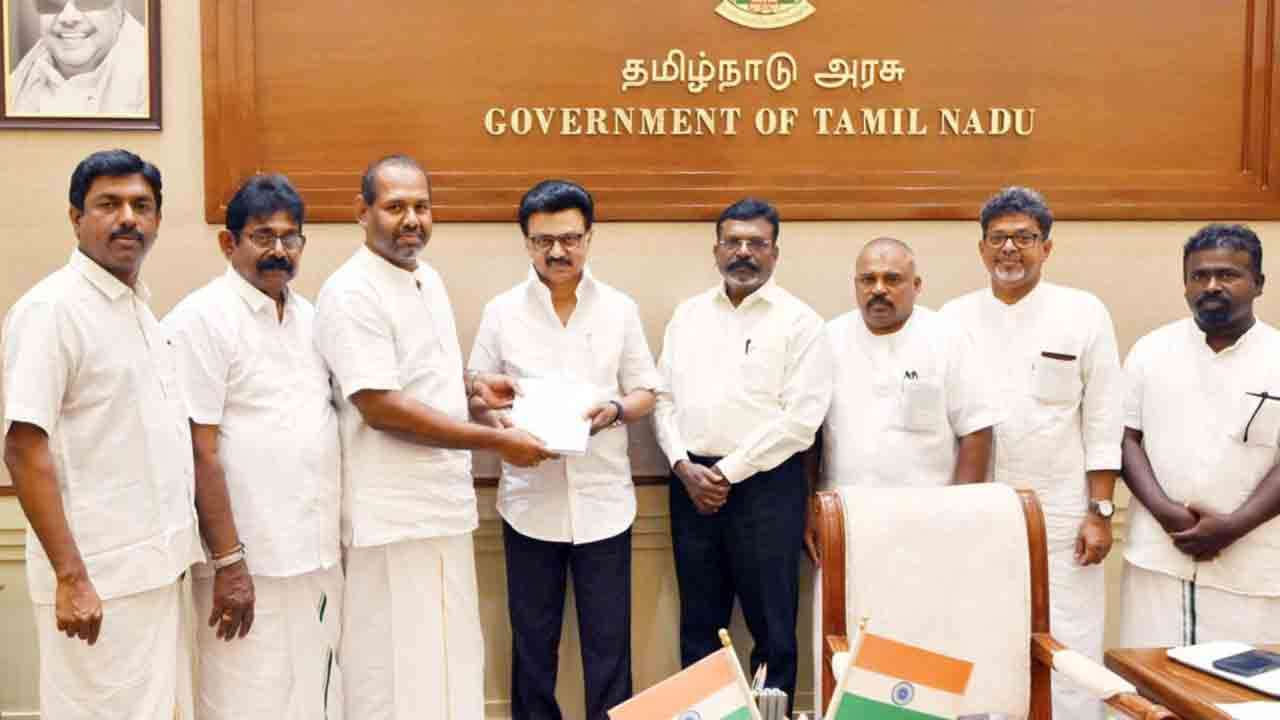 தமிழக முதல்வருடன் தமிழ்த்தேசியப் பேரவையினர் சந்திப்பு
