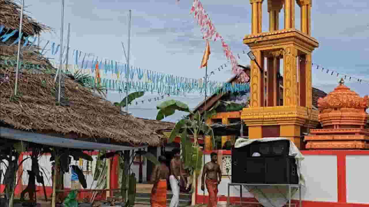 எண்ணெய் காப்பு சாத்தும் நிகழ்வு