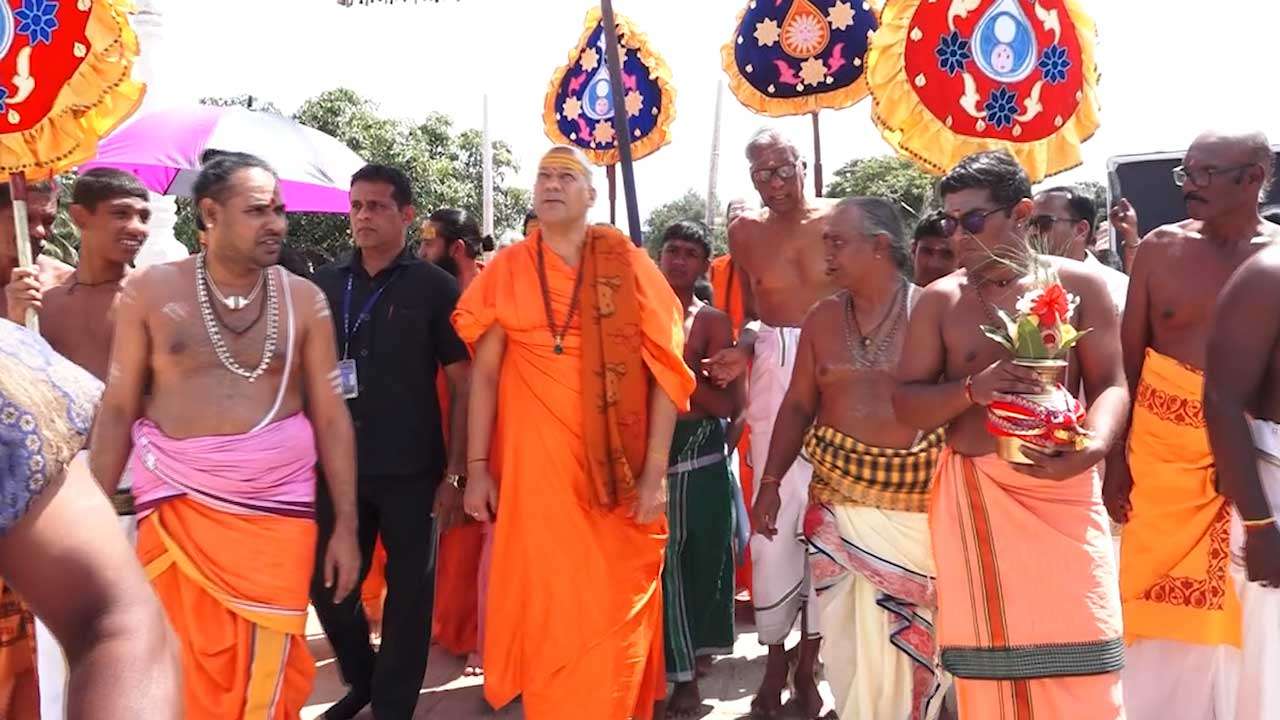 கைலாசநந்த் கிரிஜி மஹராஜ் திருக்கேதீஸ்வரம் திருத்தலத்திற்கு விஜயம்!