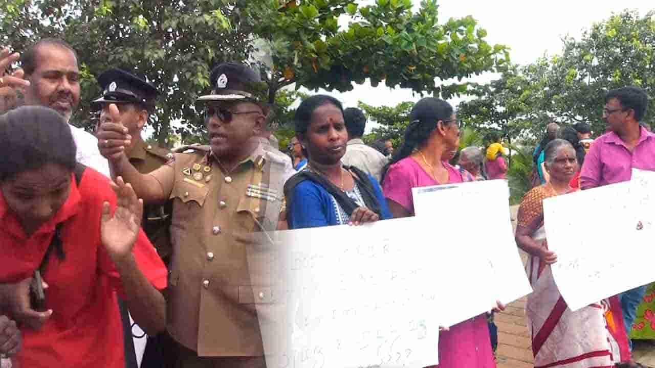 ஜனாதிபதி செயலகத்திற்கு முன்பாக ஆர்ப்பாட்டம்