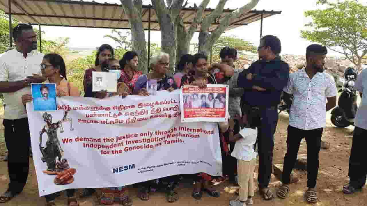 இனப்படுகொலைக்கு நீதி கோரி செம்மணியில் போராட்டம்