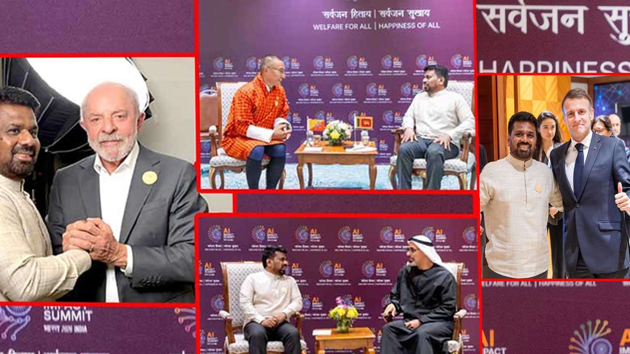 பலநாடுகளின் அரச தலைவர்களை சந்தித்த ஜனாதிபதி