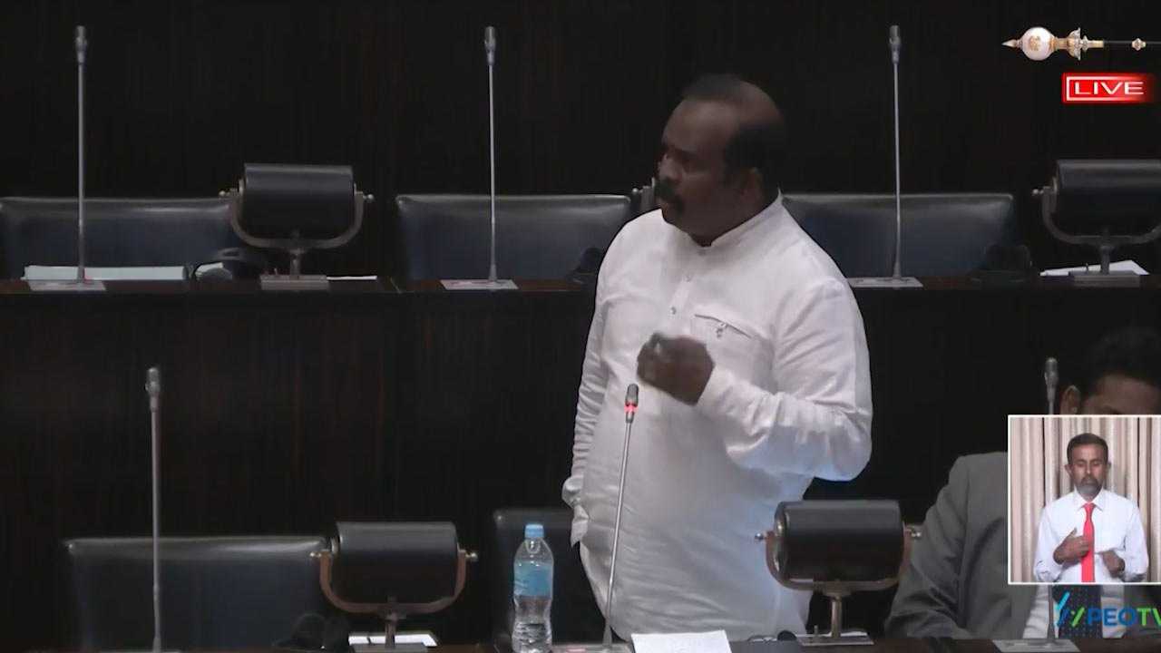 பாராளுமன்றில் அடைக்கலநாதன்!