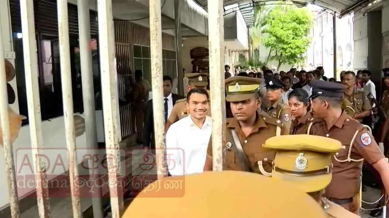 நாமல் ராஜபக்‌ஷவுக்கு மீண்டும் விளக்கமறியல் 