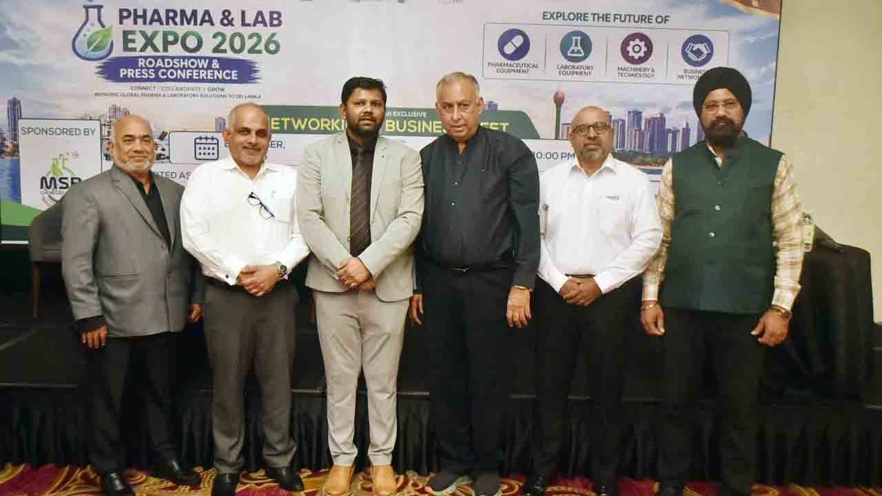 உள்நாட்டு மருந்து உற்பத்தி மற்றும் ஆய்வக உள்கட்டமைப்பை மேம்படுத்த AMPTECH Sri Lanka – Pharma & Lab Expo 2026 அதிகாரப்பூர்வமாகத் தொடங்கி வைக்கப்பட்டது