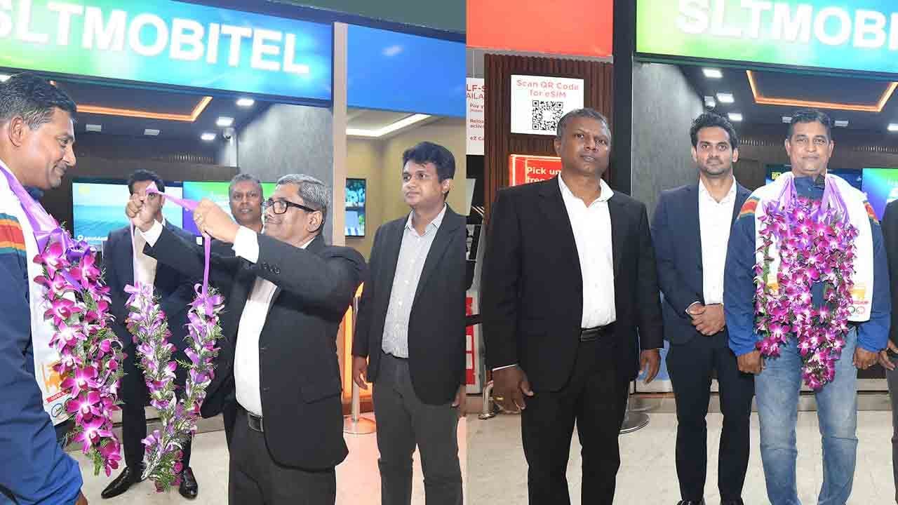 SLT-MOBITEL தனது வர்த்தக நாம தூதுவர் ருமேஷ் தரங்கவுக்கு ஆசிய விளையாட்டுப் போட்டிகளில் தங்கப் பதக்கம் வென்றமைக்காக வாழ்த்துகள் தெரிவிப்பு