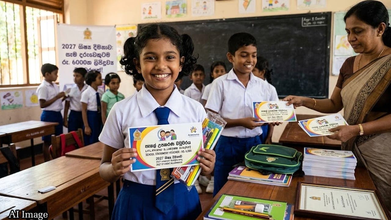 மாணவர்களுக்கு ரூ. 6,000 பாடசாலை உபகரணக் கொடுப்பனவு!
