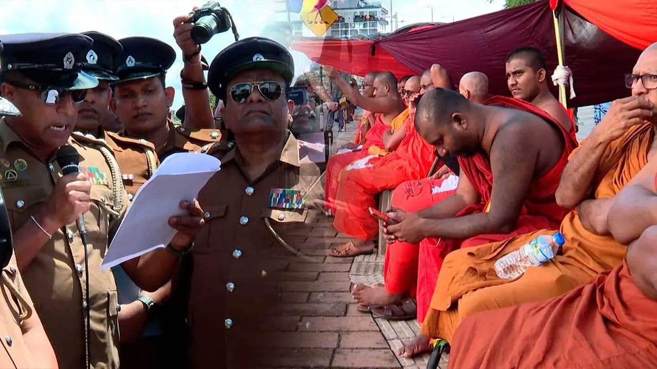 நீதிமன்றம் உத்தரவு பிக்குமாரிடம் வாசித்து, கையளிக்கப்பட்டது!