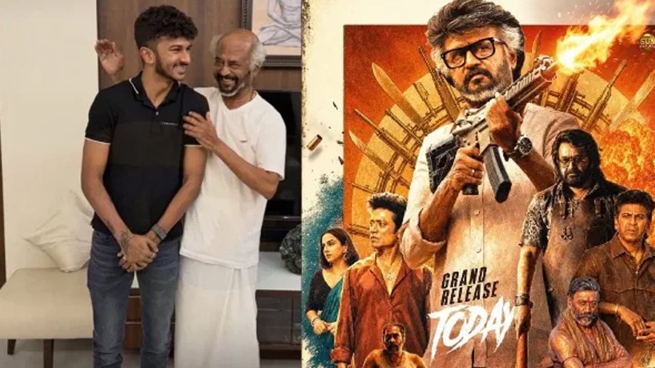 ரஜினிகாந்தை சந்தித்த இன்பன் உதயநிதி!
