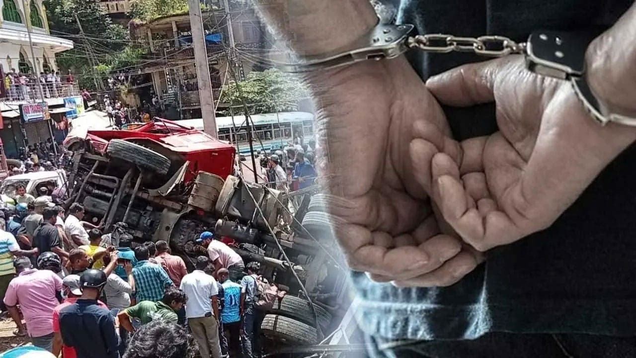 அக்குறணை விபத்து  தொடர்பில் ஒருவர் கைது