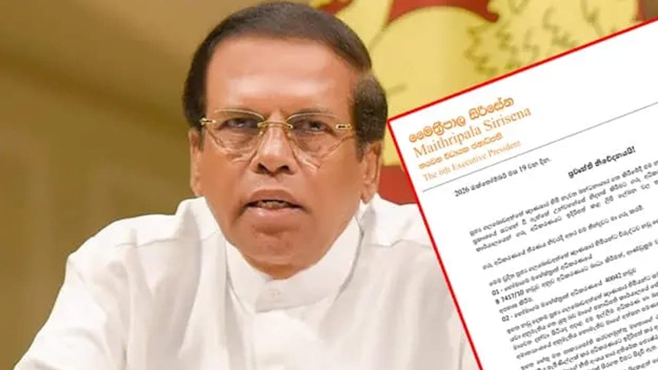 மகா சங்கத்தினரிடம் மன்னிப்பு கோரிய மைத்திரிபால சிறிசேன