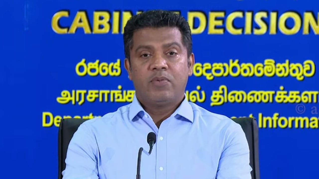 அமைச்சரவை முடிவுகளை அறிவிக்கும் ஊடக சந்திப்பு ஆரம்பம்