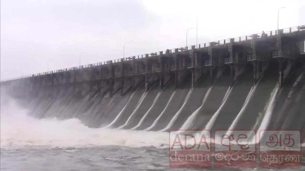  ராஜாங்கனை நீர்த்தேக்கத்தின் 8 வான் கதவுகள் திறப்பு 