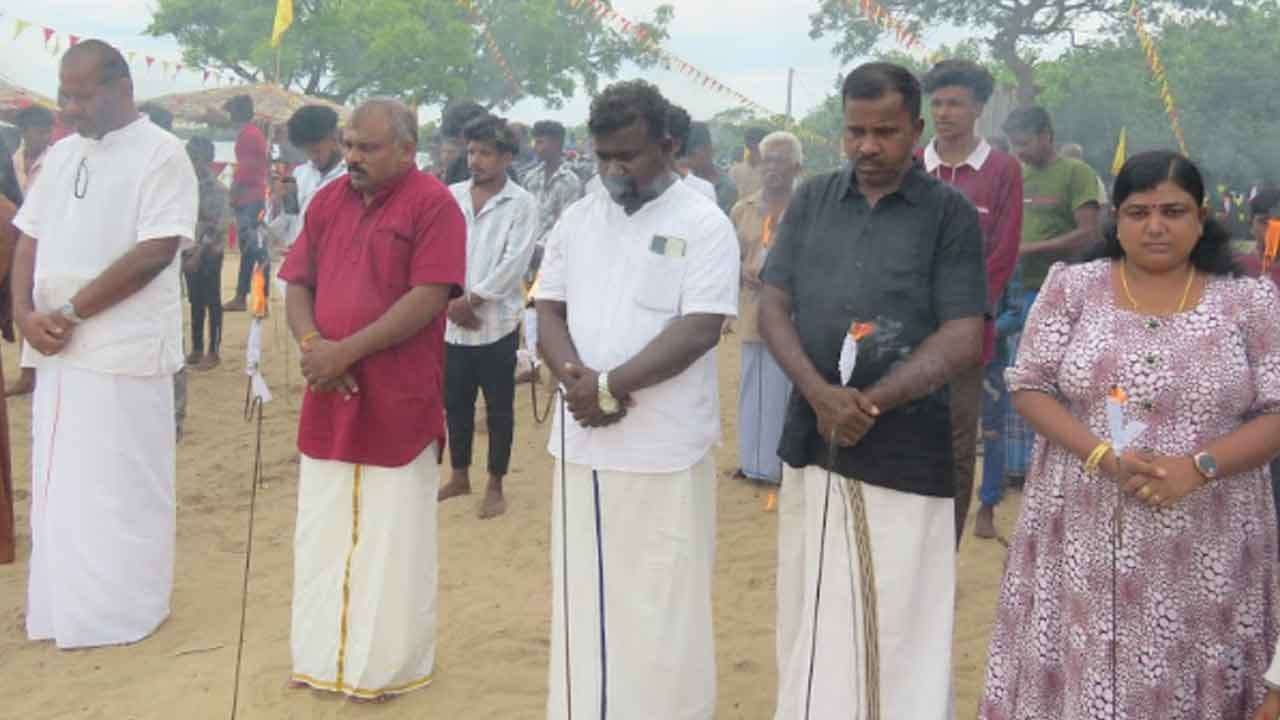 தமிழ் தேசிய மக்கள் முன்னணியின் முள்ளிவாய்க்கால் நினைவேந்தல் நிகழ்வு