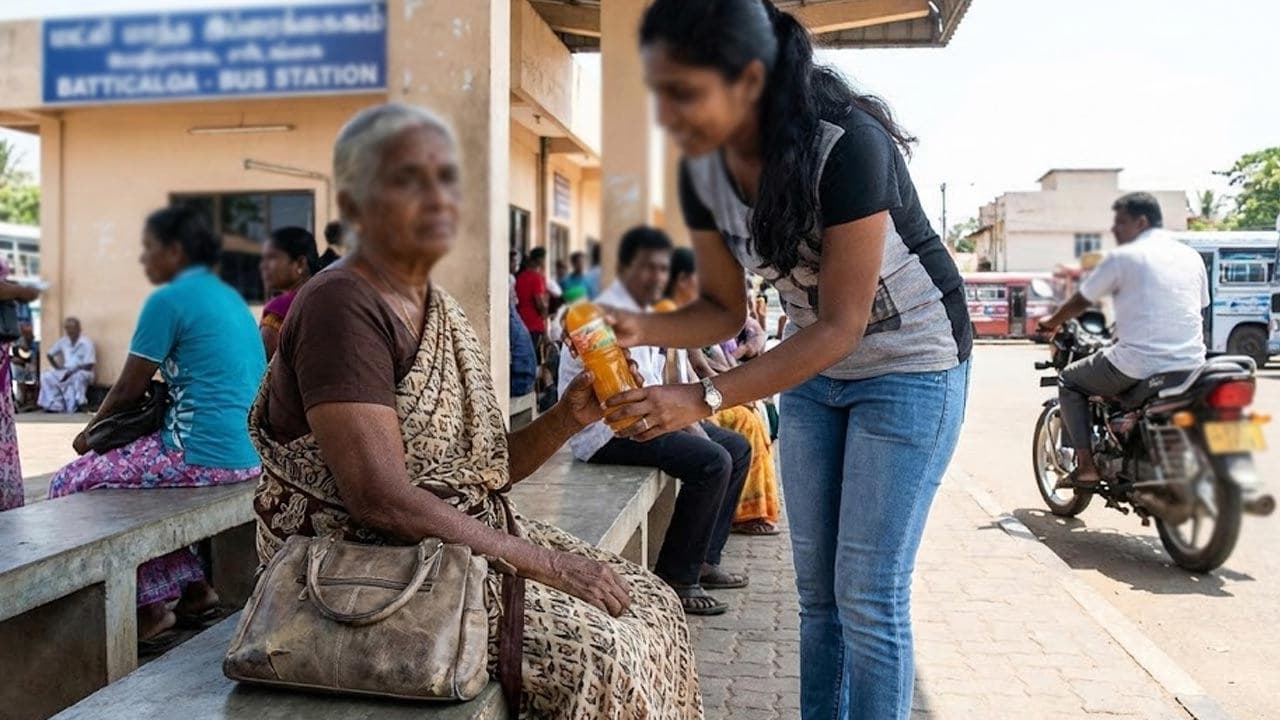மூதாட்டிக்கு மயக்க மருந்து கொடுத்து 7½ பவுண் நகை கொள்ளை!