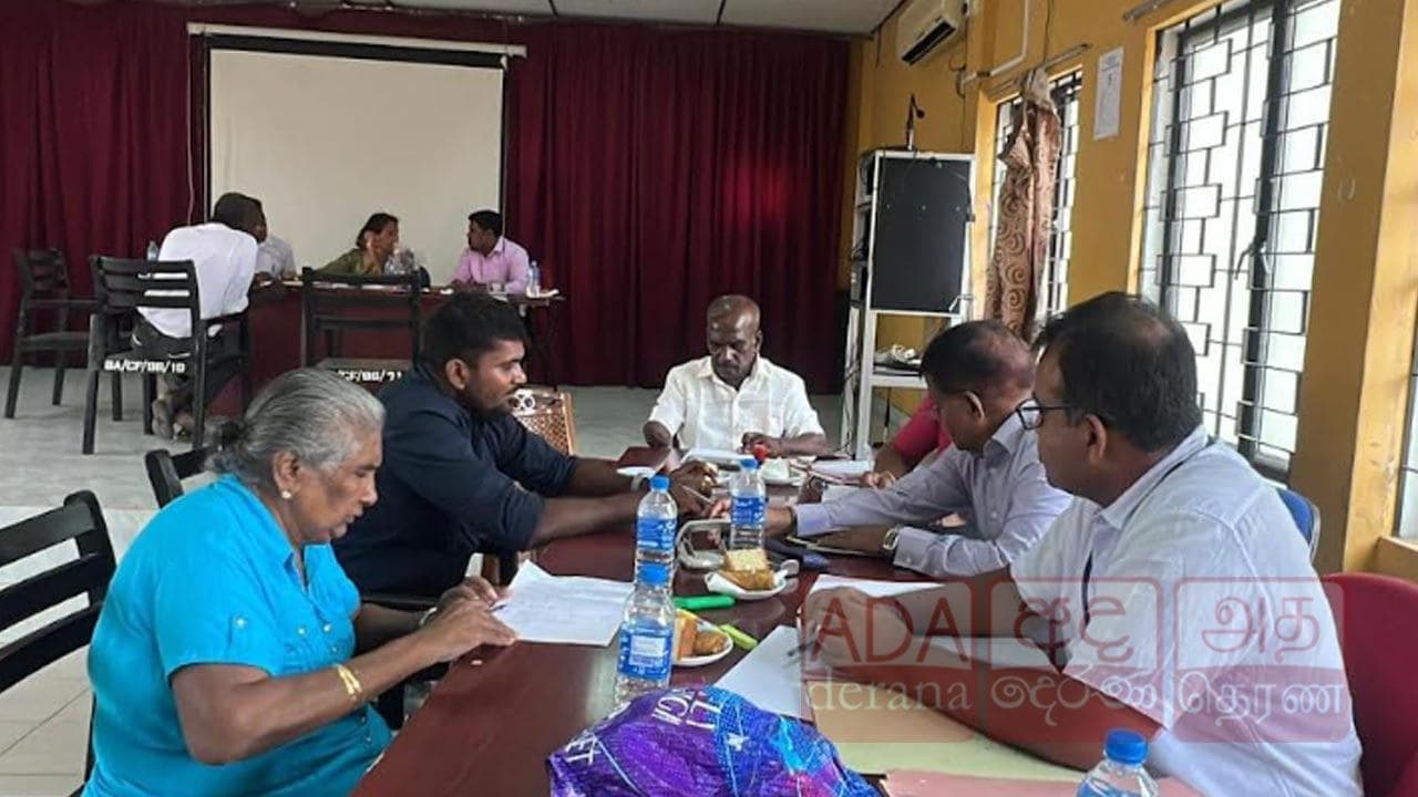 மன்னாரில் காணாமல் போனோர் தொடர்பான சாட்சியப் பதிவு!