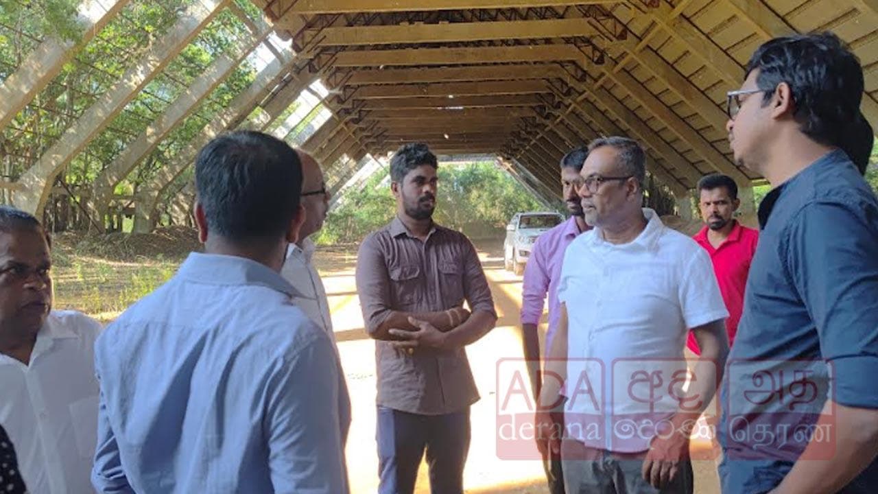 சீமெந்து தொழிற்சாலையினை பார்வையிட்ட பிரதி அமைச்சர்!