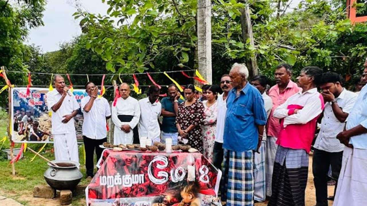 நானாட்டானில் முள்ளிவாய்க்கால் நினைவேந்தல் கஞ்சி பகிர்வு
