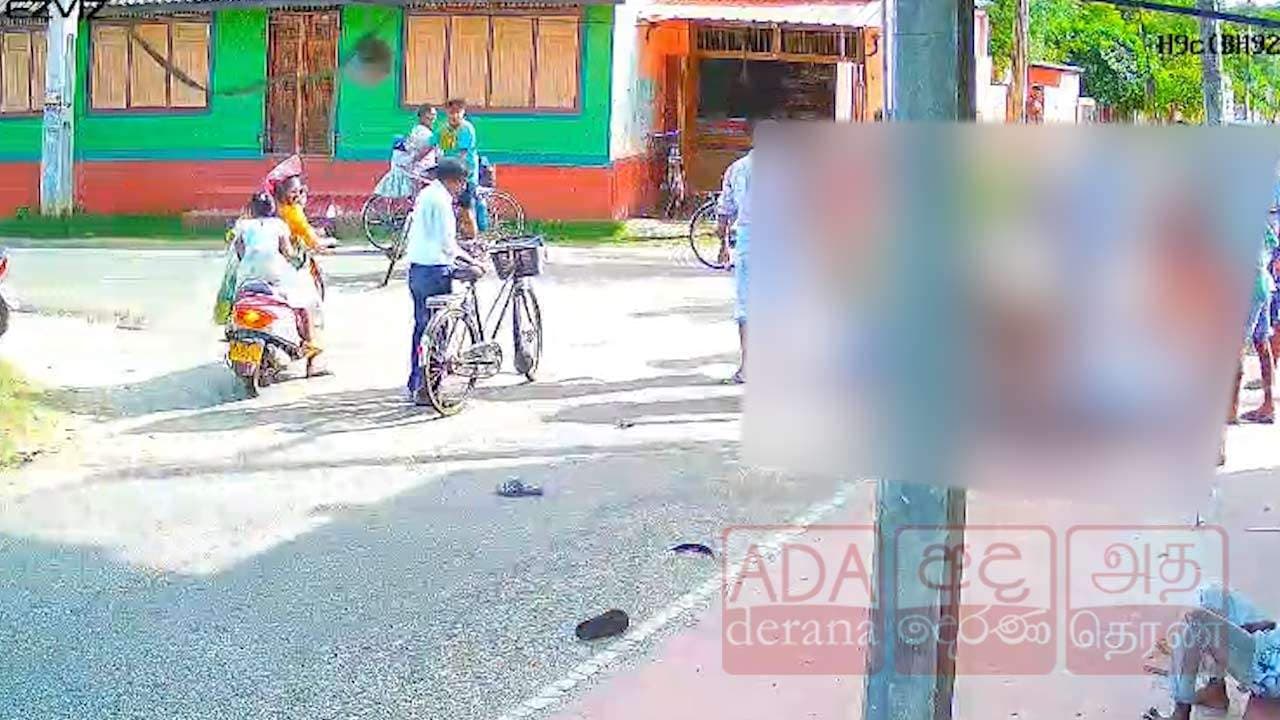 பொலிஸார் துரத்திச் சென்ற மோட்டார் சைக்கிள் மோதி ஒருவர் படுகாயம்!