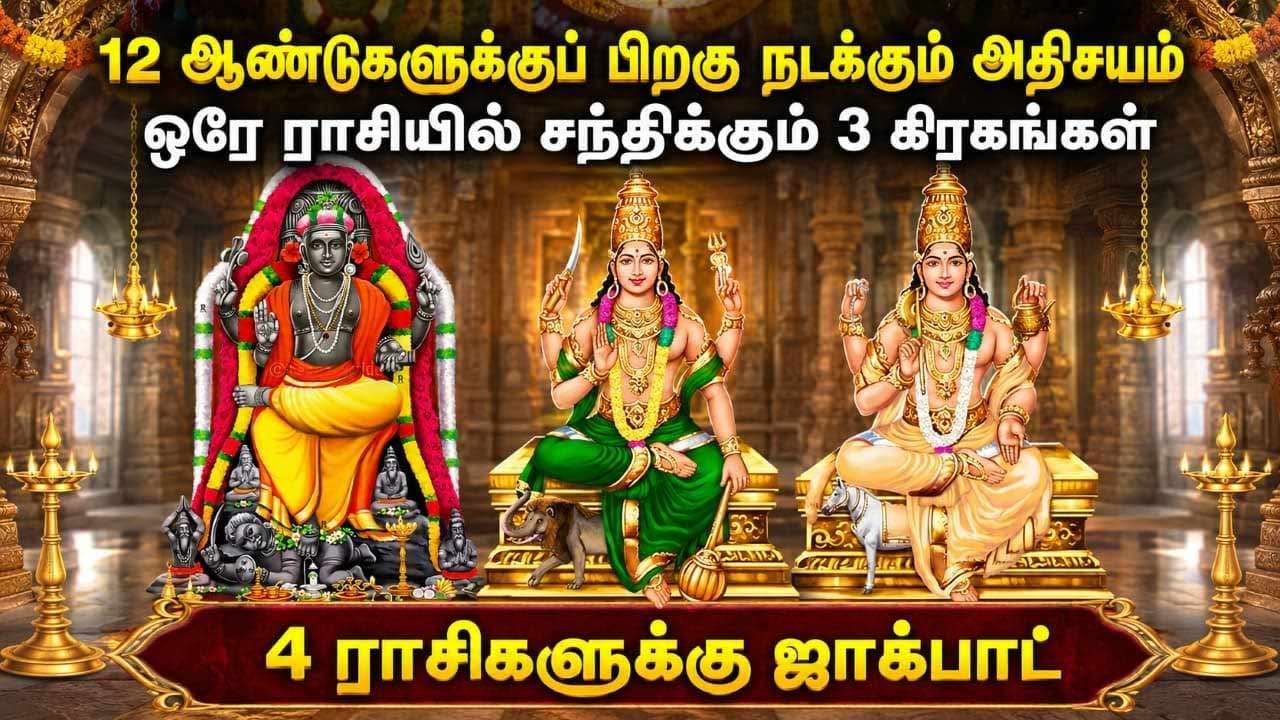 4 ராசிகளுக்கு ராஜயோகம்!