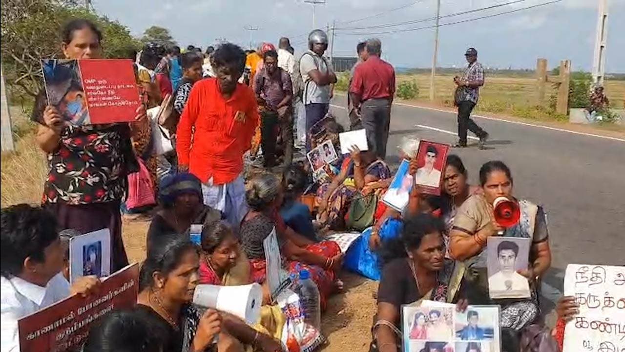 செம்மணியில் போராட்டம்! 