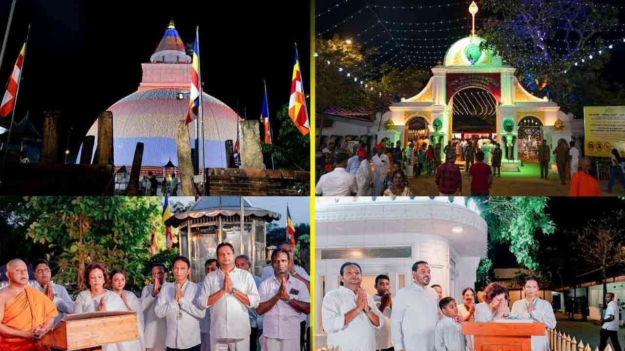 25ஆவது வருடமாக கதிர்காமம் கிரி விகாரை மற்றும் ருஹுணு மகா கதிர்காம தேவாலயத்தை ஒளியூட்டும் சுதேசி கொஹொம்ப; பிரதேச மாணவர்களின் கல்விக்கும் உதவி