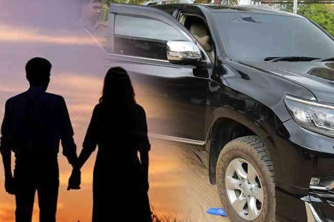 சொகுசு வாகனத்தில் கஞ்சா கடத்திய இளம் ஜோடி கைது!