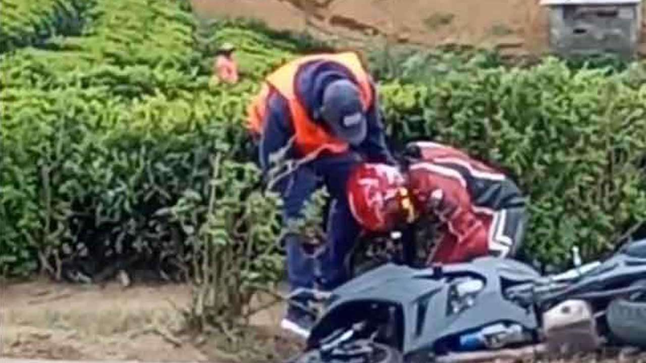 நுவரெலியா மோட்டார் பந்தயத்தில் விபத்து