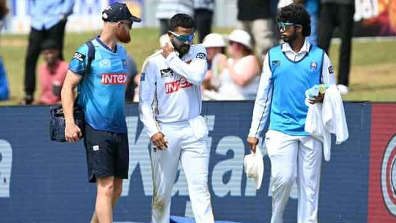 உபாதைக்கு உள்ளான தினேஷ் சந்திமால் வைத்தியசாலைக்கு