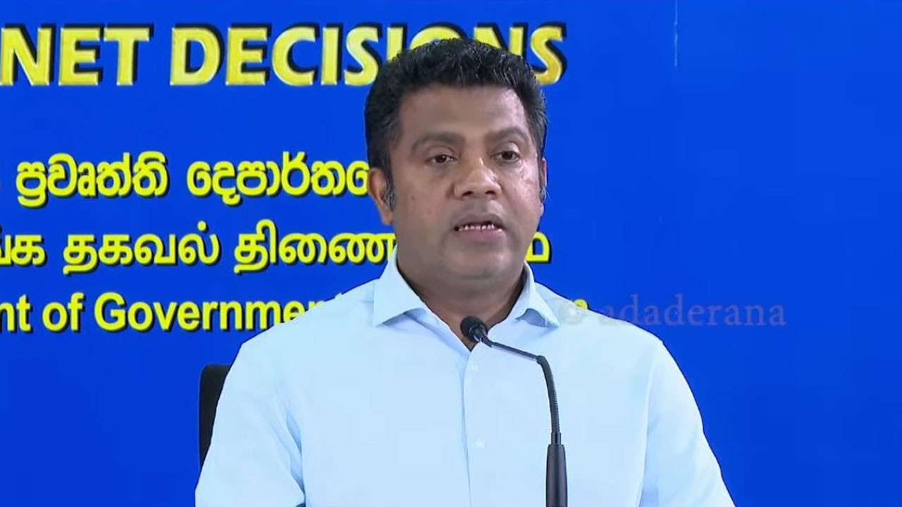 அமைச்சரவை முடிவுகளை அறிவிக்கும் ஊடக சந்திப்பு ஆரம்பம்