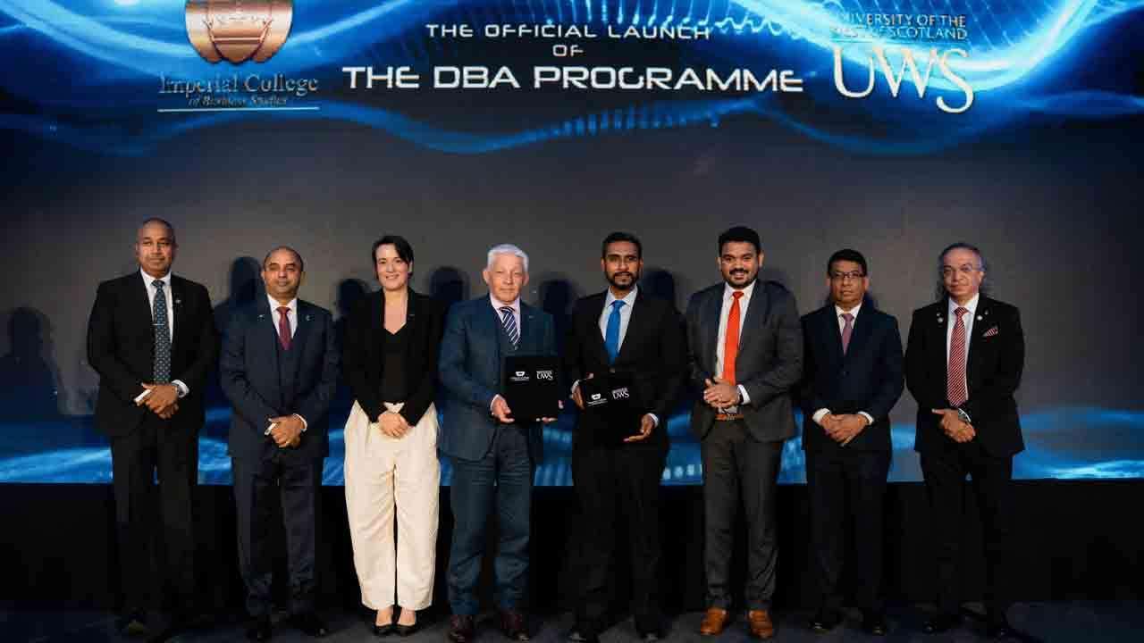 Imperial College of Business Studies (ICBS) மற்றும் University of the West of Scotland (UWS) இணைந்து இலங்கையின் முதலாவது பிரித்தானிய DBA கற்கைநெறியை அ